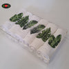 Tray of 6 Green Leaves Face Napkins