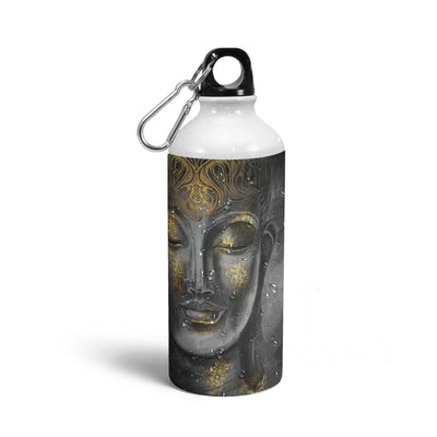 Black Buddha Print Sipper Bottles