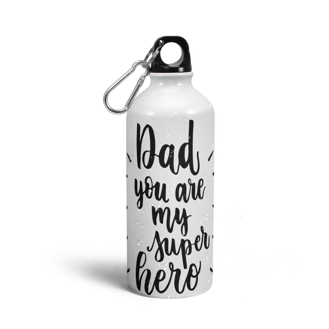 Dad Super Hero Print Sipper Bottles