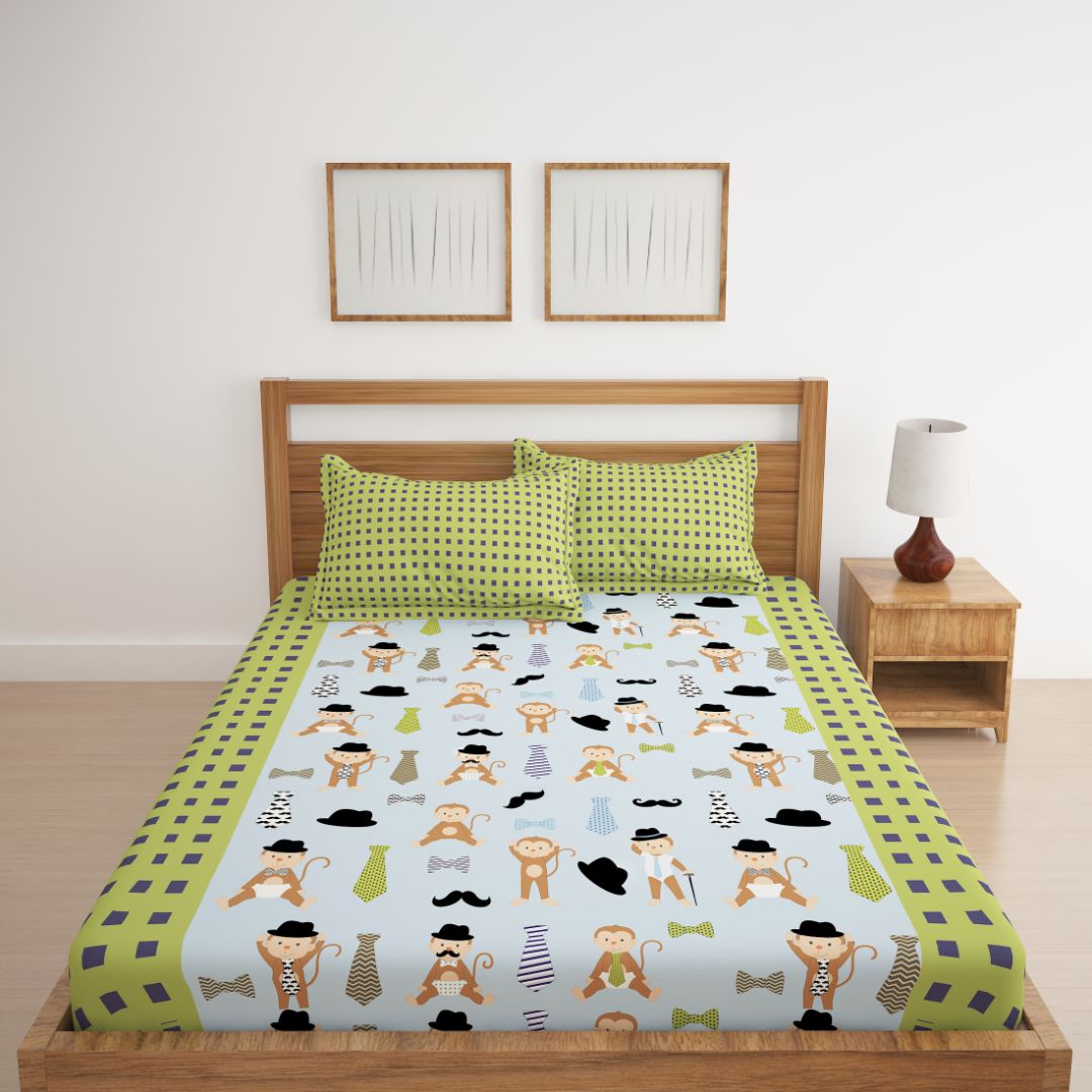 Cartoon print clearance bedsheet