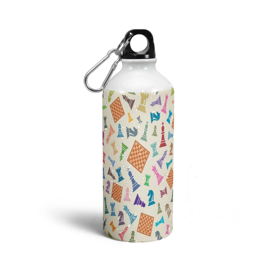 Colorful Chess Print Sipper Bottles