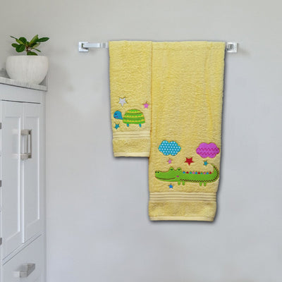 Alligator Embroidered Personalized Towel