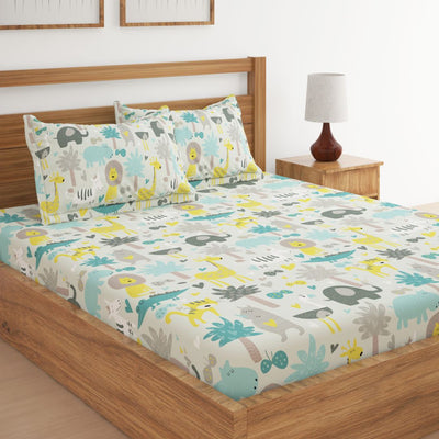 Animals Print Bed Sheet