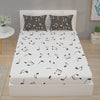 Musical Notes Print Bed Sheet