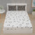 Musical Notes Print Bed Sheet