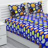 Balls Blue Print Bed Sheet