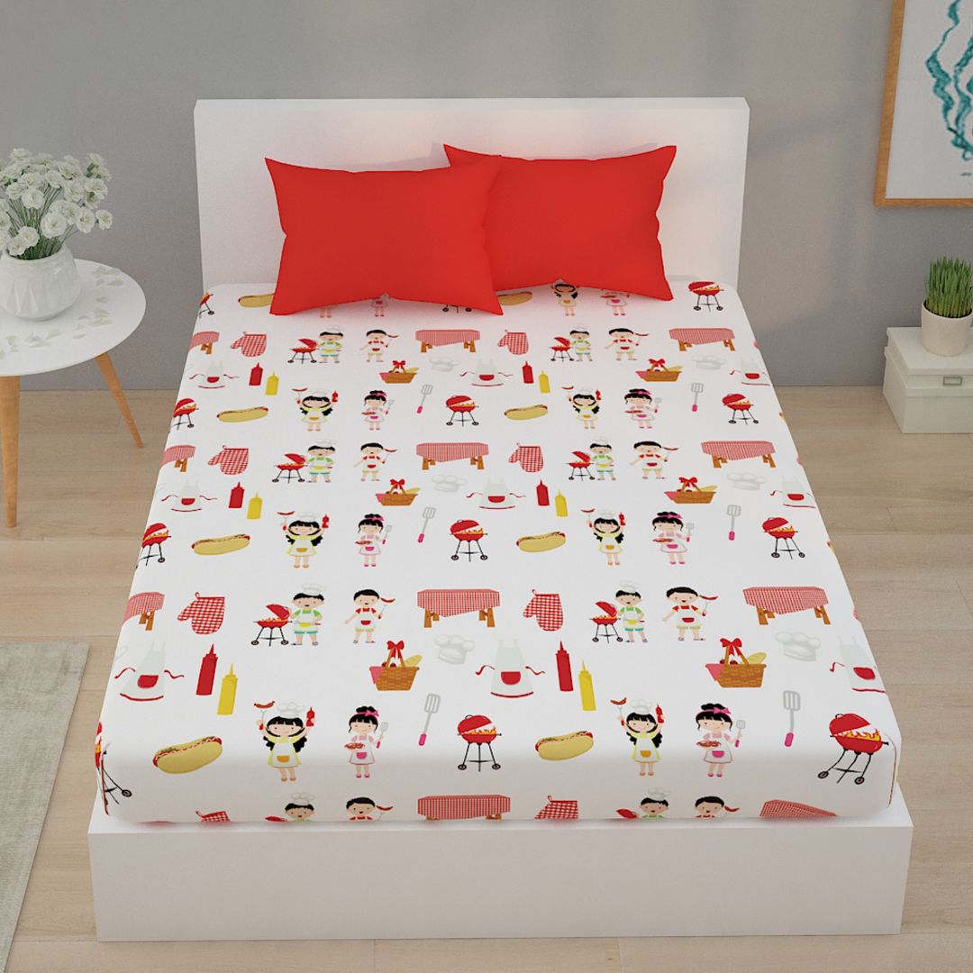 Chef Print Bed Sheet