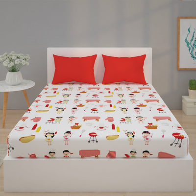 Chef Print Bed Sheet