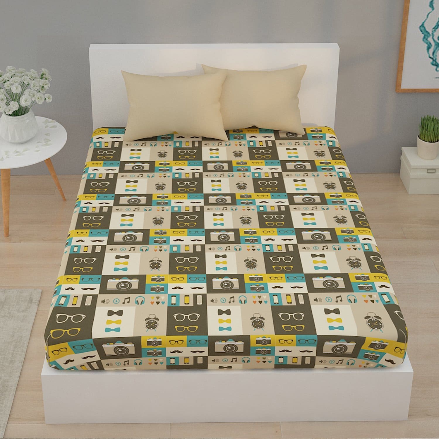 Camera Print Bed Sheet