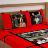 Personlized Bed Sheet Centre Collage Layout