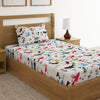 Birds Print Bed Sheet