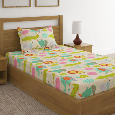 Alligator Print Bed Sheet