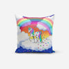 Unicorn Print Cushion Cover