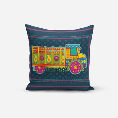 Truck Print Cushion Cover