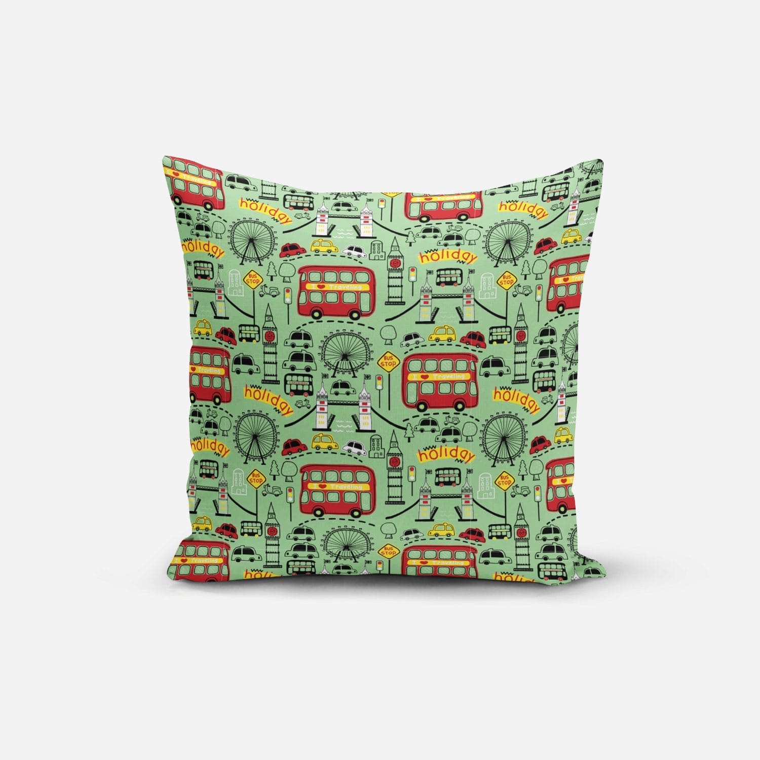 London Print Cushion Cover