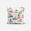 Pug Yoga Print Cushion Cover