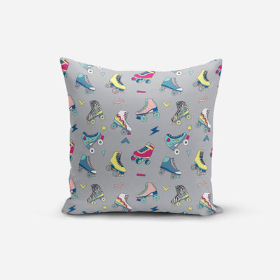 Skates Print Cushion Cover