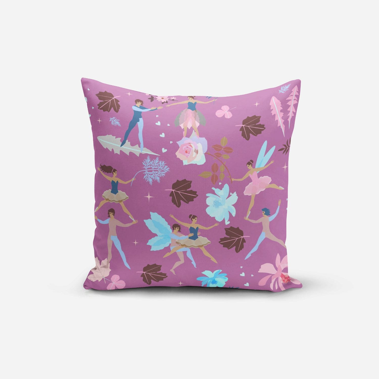 Ballet Print Cushion Cover