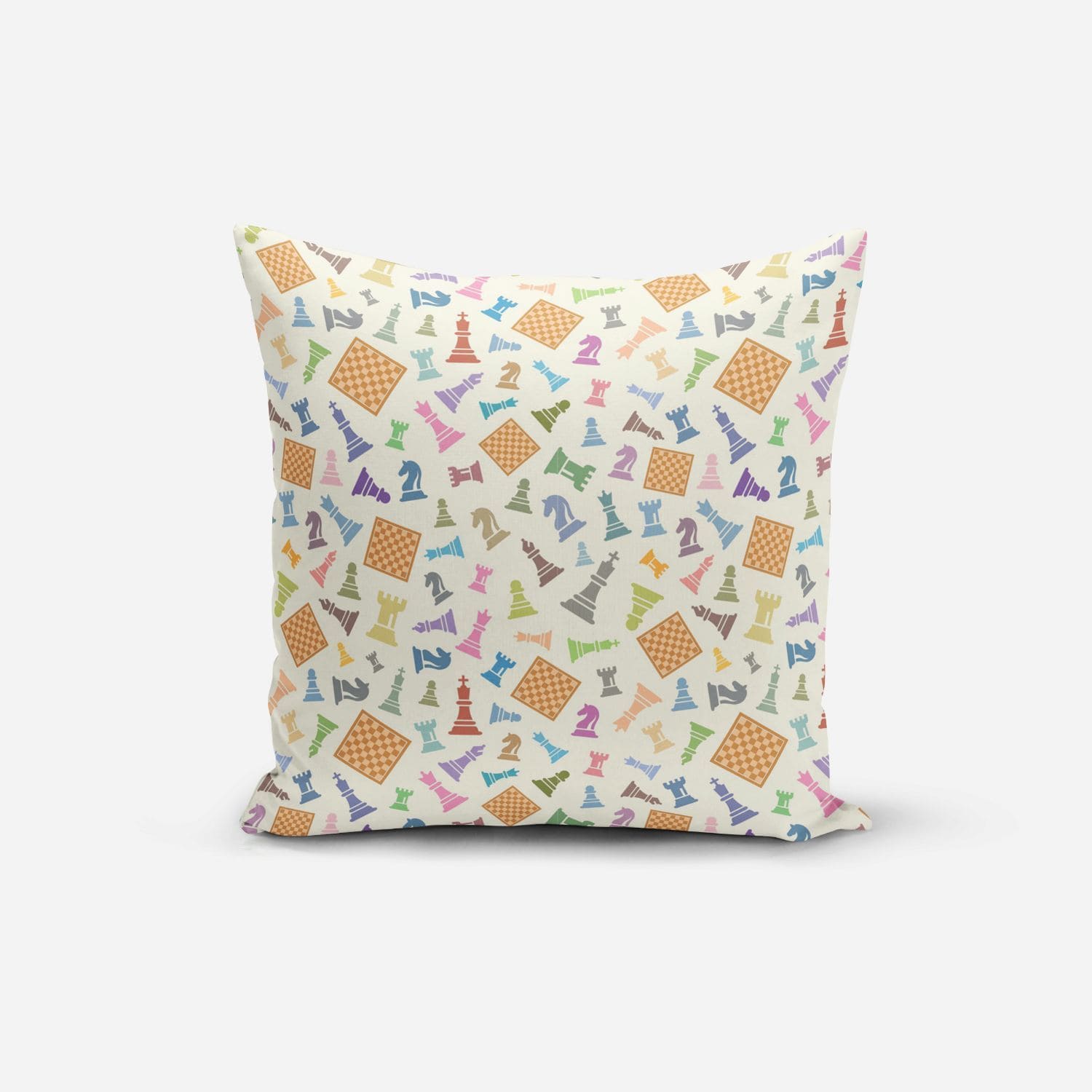 Chess Print Cushion Cover