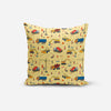 Construction Vehicles Print Cushion Cover