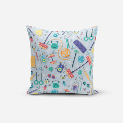 Gym Print Cushion Cover