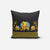 Black Elephant Print Cushion Cover