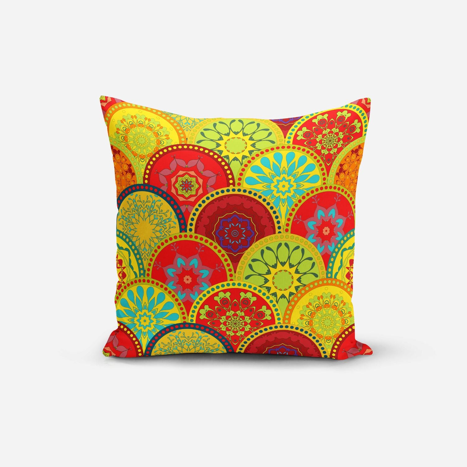 Circles Print Cushion Cover