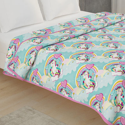 Unicorn Rainbow Print Dohar