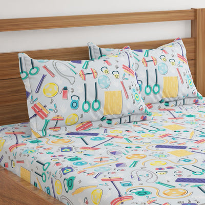 Gym Print Bed Sheet