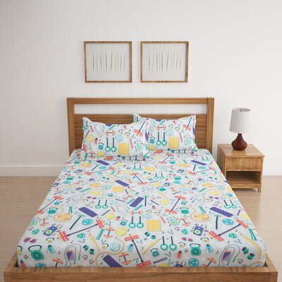 Gym Print Bed Sheet