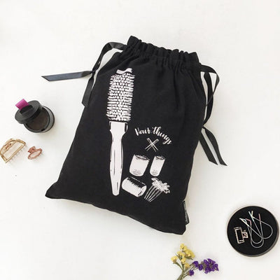 Hair Accessory Bags Black & White