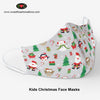 Kids Christmas Face Mask Pack of 3 Masks 100% Cotton soft and breathable