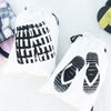 Men Boxer & Flip Flop Bags Black & White