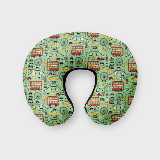 London Print Neck Pillow