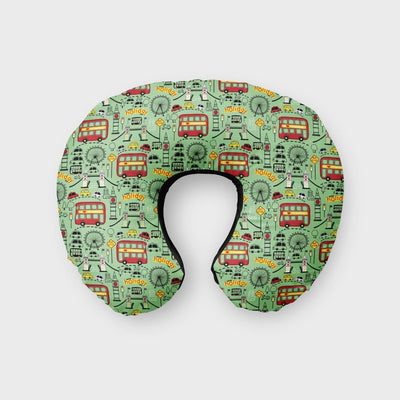 London Print Neck Pillow