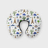 Paris Print Neck Pillow