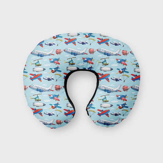 Planes Print Neck Pillow