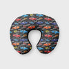 Formula One Racing Cars Print Neck Pillow