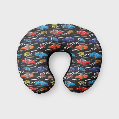 Formula One Racing Cars Print Neck Pillow