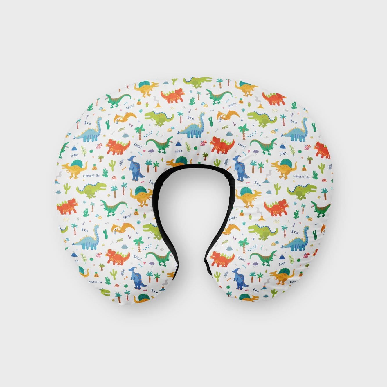 Dinosaur Print Neck Pillow