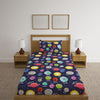 Cartoon Planets Print Bed Sheet