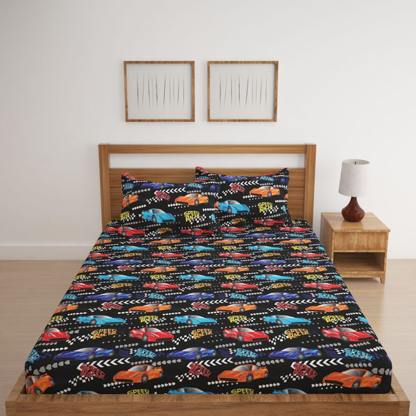 Car print outlet bed sheet