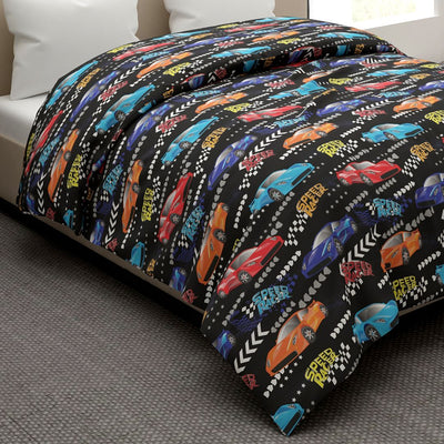 Formula One Racing Cars Print Quilt