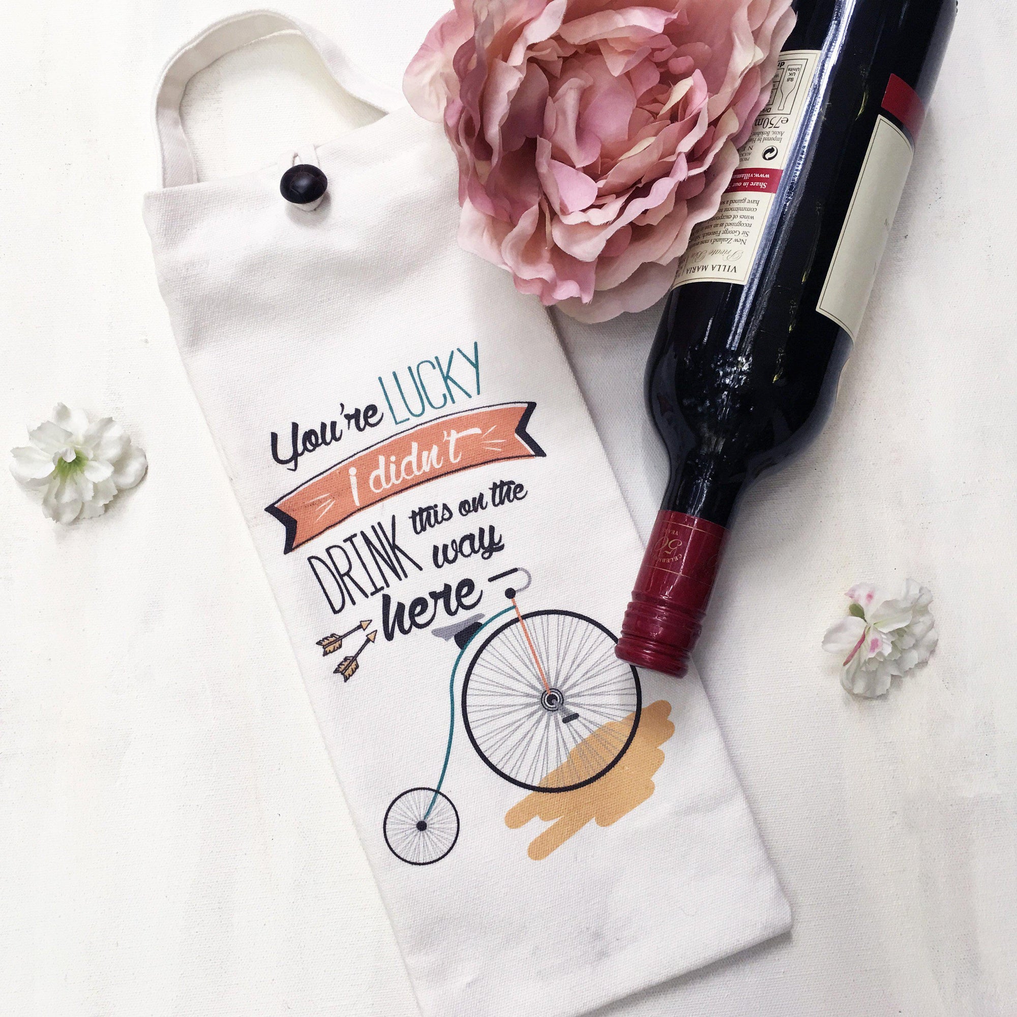 On Cloud Wine | Funny Wine Gift Bag – Melli Bee Designs