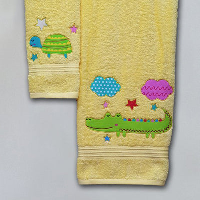 Alligator Embroidered Personalized Towel