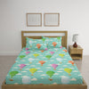 Artistic Hot Air Balloons Print Bed Sheet