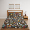 College Print Bed Sheet