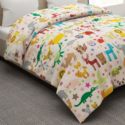 Cartoon Animals Print Quilt