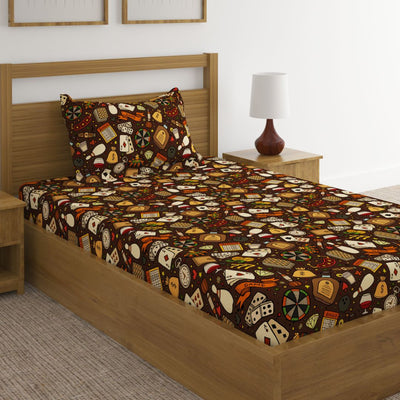 Casino Print Bed Sheet