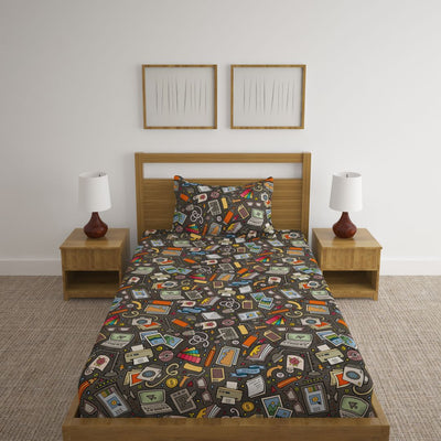 College Print Bed Sheet